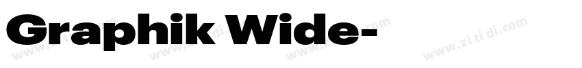 Graphik Wide字体转换